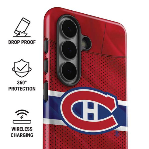 NHL Montreal Canadiens Home Jersey Galaxy S26 Impact Case