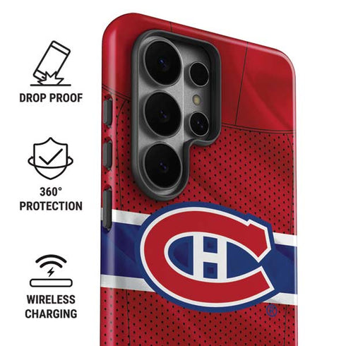 NHL Montreal Canadiens Home Jersey Galaxy S26 Ultra Impact Case