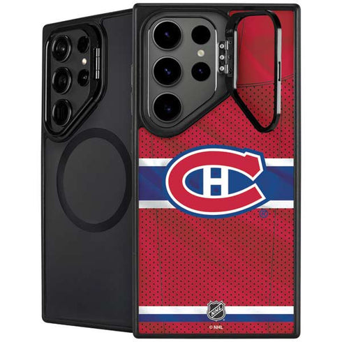 NHL Montreal Canadiens Home Jersey Galaxy S26 Ultra Kickstand Case