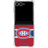 NHL Montreal Canadiens Home Jersey Galaxy Z Flip7 Clear Case