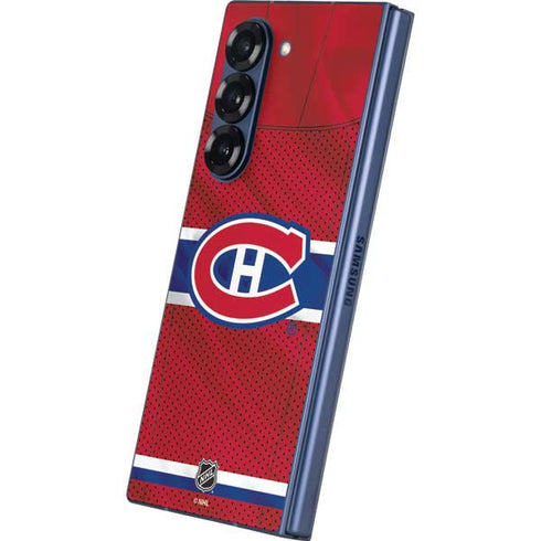 NHL Montreal Canadiens Home Jersey Galaxy Z Fold6 Skin