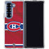 NHL Montreal Canadiens Home Jersey Galaxy Z Fold7 Clear Case