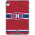 NHL Montreal Canadiens Home Jersey iPad 11th Gen (2025) Clear Case
