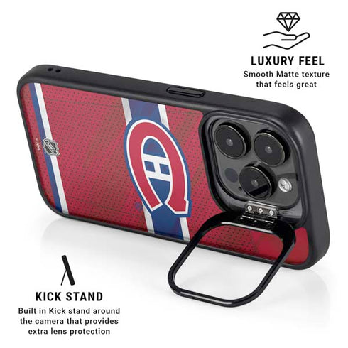 NHL Montreal Canadiens Home Jersey iPhone 13 Pro Max Kickstand Case