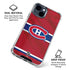 NHL Montreal Canadiens Home Jersey iPhone 15 Clear Case