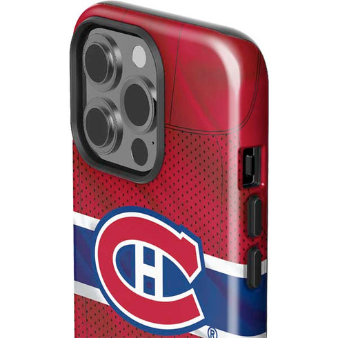 NHL Montreal Canadiens Home Jersey iPhone 15 Pro Impact Case