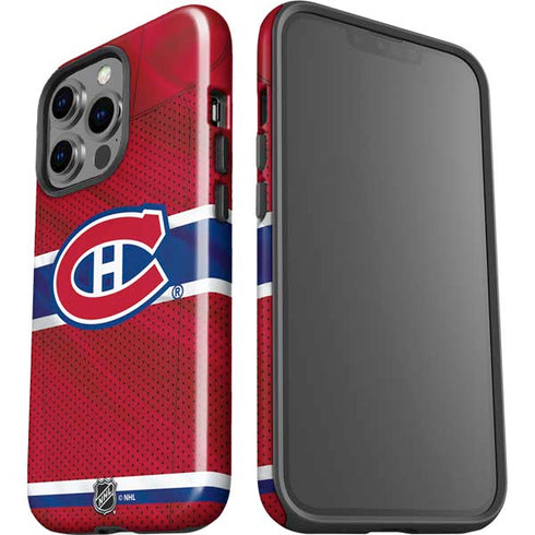 NHL Montreal Canadiens Home Jersey iPhone 15 Pro Impact Case