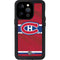 NHL Montreal Canadiens Home Jersey iPhone 15 Pro Waterproof Case