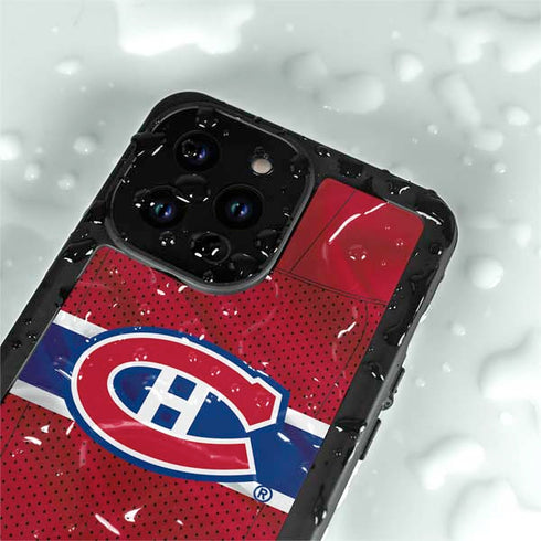 NHL Montreal Canadiens Home Jersey iPhone 15 Pro Waterproof Case