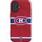 NHL Montreal Canadiens Home Jersey iPhone 16 Magsafe Impact Case