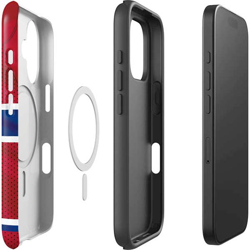 NHL Montreal Canadiens Home Jersey iPhone 16 Magsafe Impact Case