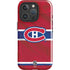 NHL Montreal Canadiens Home Jersey iPhone 16 Pro Impact Case