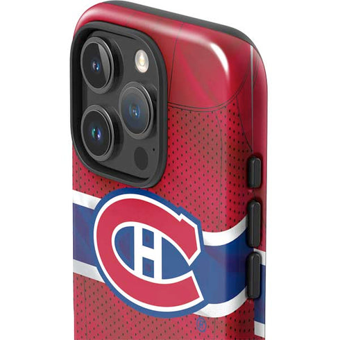 NHL Montreal Canadiens Home Jersey iPhone 16 Pro Impact Case