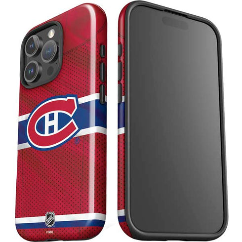 NHL Montreal Canadiens Home Jersey iPhone 16 Pro Impact Case