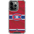 NHL Montreal Canadiens Home Jersey iPhone 16 Pro Max Clear Case