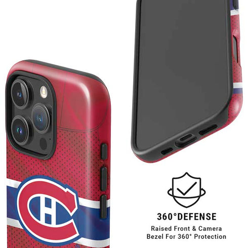 NHL Montreal Canadiens Home Jersey iPhone 16 Pro Max Magsafe Impact Case