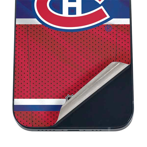 NHL Montreal Canadiens Home Jersey iPhone 16 Skin