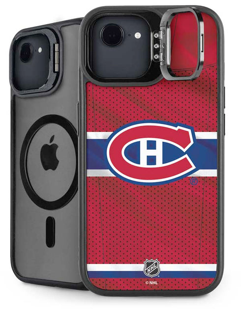 NHL Montreal Canadiens Home Jersey iPhone 16e Kickstand Case