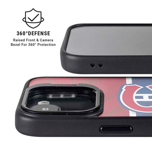 NHL Montreal Canadiens Home Jersey iPhone 16e Kickstand Case