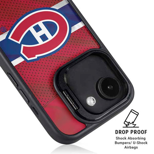 NHL Montreal Canadiens Home Jersey iPhone 16e Kickstand Case