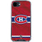 NHL Montreal Canadiens Home Jersey iPhone 16e Clear Case