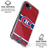 NHL Montreal Canadiens Home Jersey iPhone 16e Clear Case