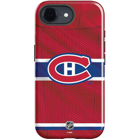NHL Montreal Canadiens Home Jersey iPhone 16e Impact Case