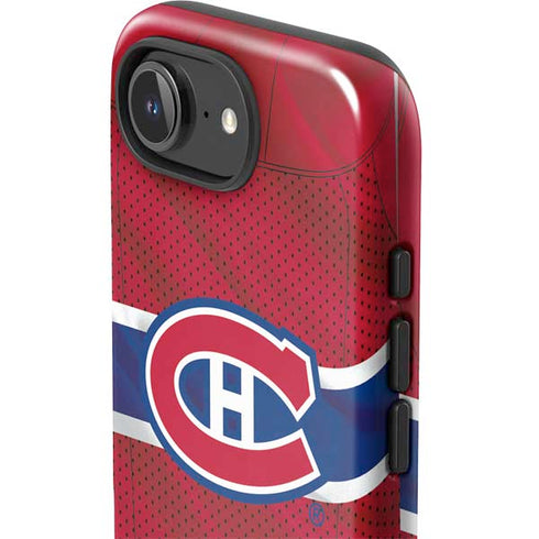 NHL Montreal Canadiens Home Jersey iPhone 16e Impact Case