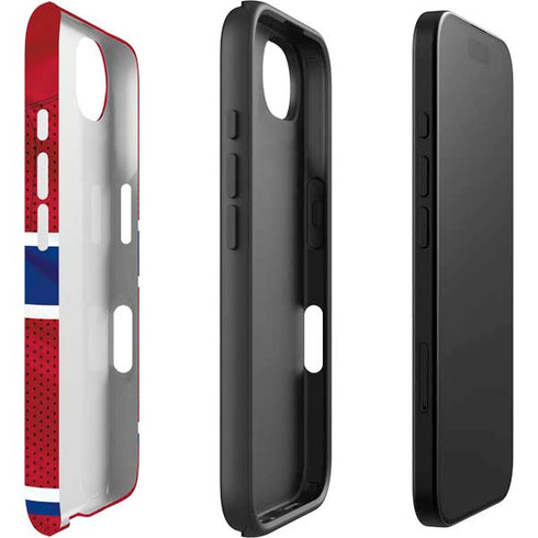 NHL Montreal Canadiens Home Jersey iPhone 16e Impact Case