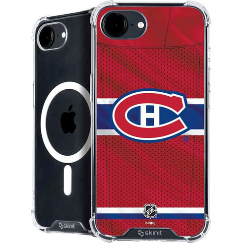 NHL Montreal Canadiens Home Jersey iPhone 16e MagSafe Case