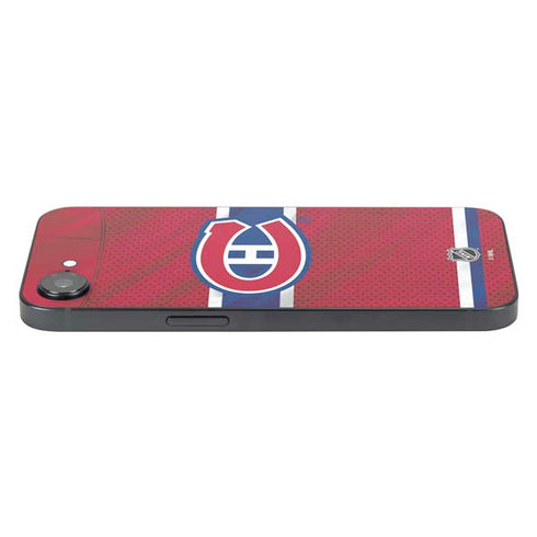 NHL Montreal Canadiens Home Jersey iPhone 16e Skin