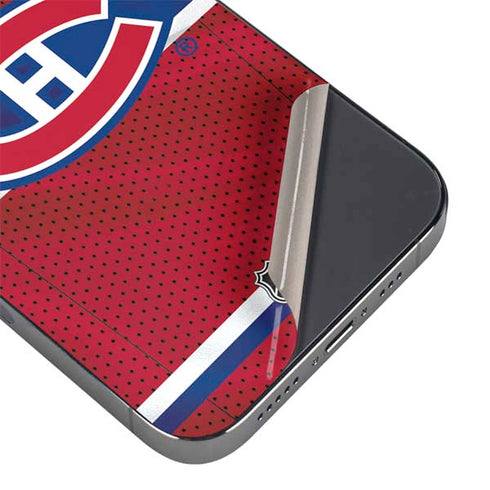 NHL Montreal Canadiens Home Jersey iPhone 16e Skin