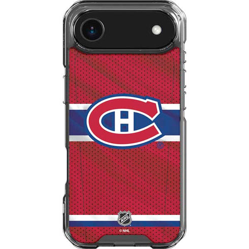 NHL Montreal Canadiens Home Jersey iPhone 17 Air Clear Case