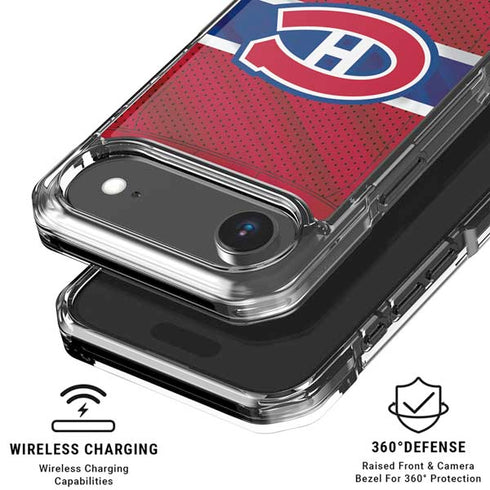 NHL Montreal Canadiens Home Jersey iPhone 17 Air Clear Case