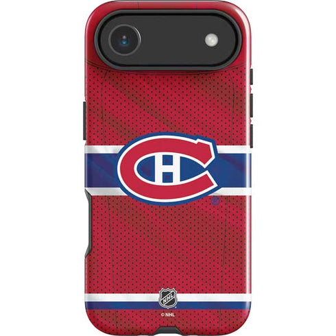 NHL Montreal Canadiens Home Jersey iPhone 17 Air Impact Case