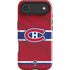 NHL Montreal Canadiens Home Jersey iPhone 17 Air Impact Case
