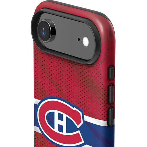 NHL Montreal Canadiens Home Jersey iPhone 17 Air Impact Case
