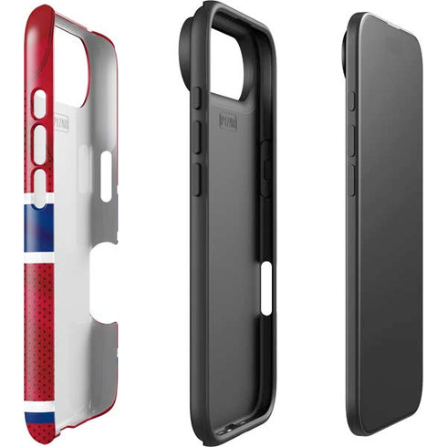 NHL Montreal Canadiens Home Jersey iPhone 17 Air Impact Case