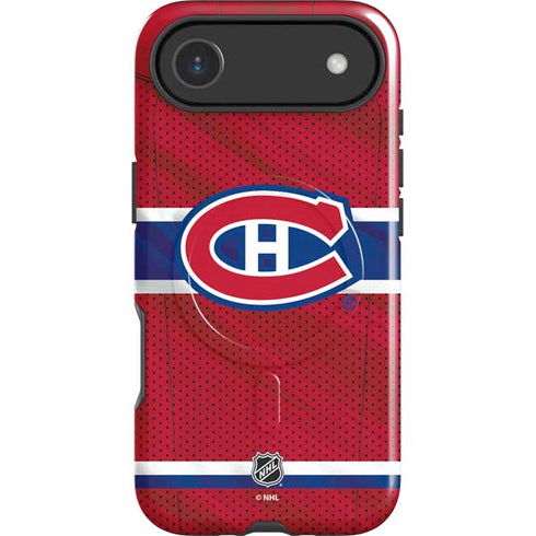 NHL Montreal Canadiens Home Jersey iPhone 17 Air Magsafe Impact Case
