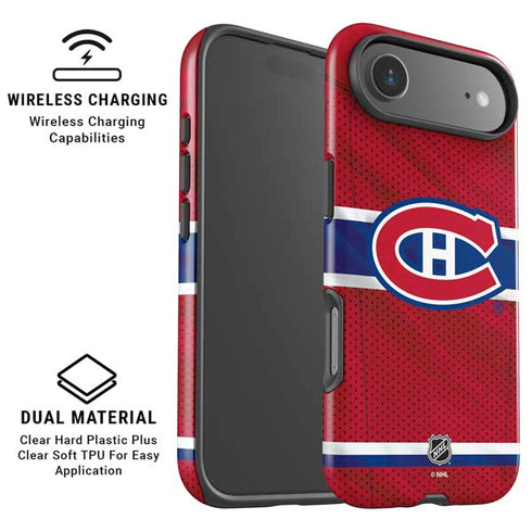 NHL Montreal Canadiens Home Jersey iPhone 17 Air Magsafe Impact Case
