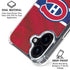 NHL Montreal Canadiens Home Jersey iPhone 17 Clear Case