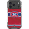 NHL Montreal Canadiens Home Jersey iPhone 17 Pro Clear Case