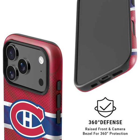 NHL Montreal Canadiens Home Jersey iPhone 17 Pro Magsafe Impact Case