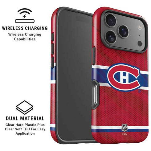 NHL Montreal Canadiens Home Jersey iPhone 17 Pro Magsafe Impact Case