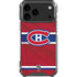 NHL Montreal Canadiens Home Jersey iPhone 17 Pro Max Clear Case