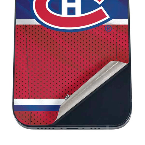 NHL Montreal Canadiens Home Jersey iPhone 17 Pro Skin
