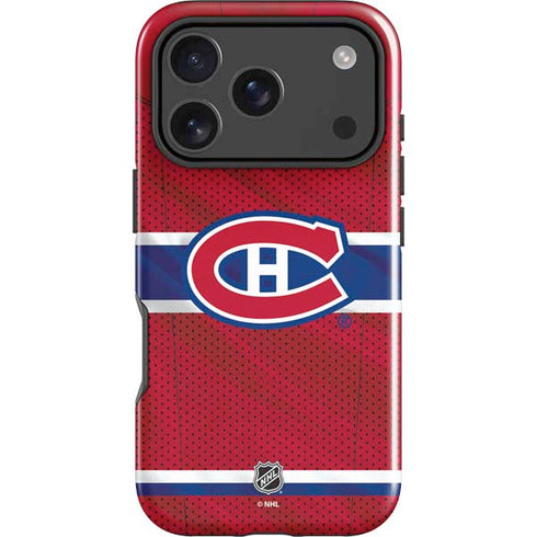NHL Montreal Canadiens Home Jersey iPhone 18 Pro Impact Case