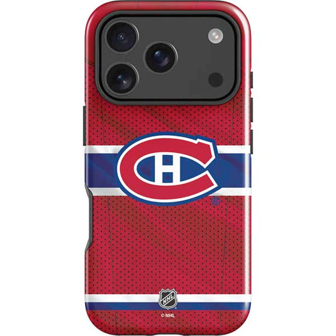 NHL Montreal Canadiens Home Jersey iPhone 18 Pro Max Impact Case
