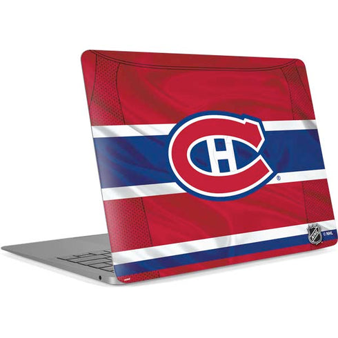 NHL Montreal Canadiens Home Jersey Apple MacBook Air Skin