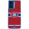 NHL Montreal Canadiens Home Jersey Moto G 5G (2024) Clear Case